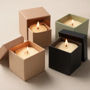 Candle boxes with lids