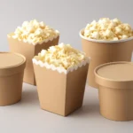 Popcorn boxes with lids