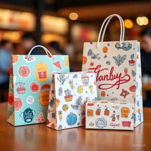 Custom Printed Takeaway Bags